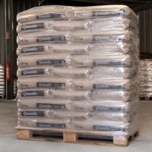 Palette 66 sacs de 15 kg de pellets certifiés ENplus A1