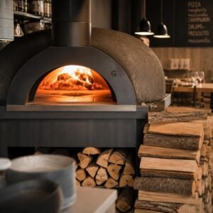Palette Restaurant 50 cm en chêne et charme ultra sec pour four à bois et pizzeria
